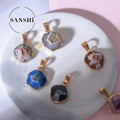 Factory Supply Wholesale Agate Pendant Women Gift Agate Stone Natural Stone Pendant for Necklace