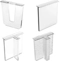 Custom Clear T Shape Modern Square Plank Acrylic Furniture Leg for Hotel Kitchen Living Room Bedroom Dining Tables