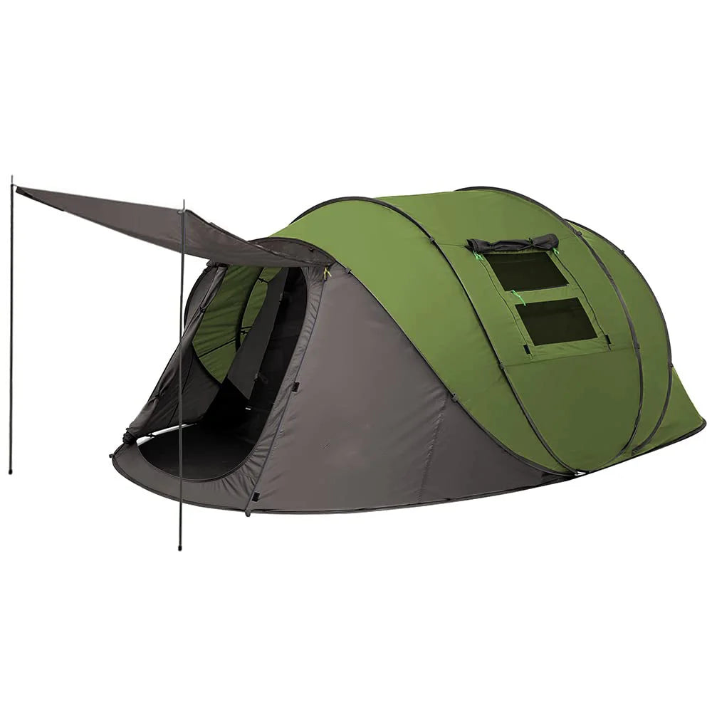 2-Person Modern Pop-Up Tent with Vestibule Easy Setup for Beach Camping for Big Families or 2/3/4/5/6 People