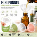 Hot Selling PP Mini Funnel Plastic Small Funnel Filling Liquid to Essential Oil Bottles and Other Small Bottles