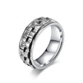 Men Custom 316l Stainless Steel Rotating Decompression Finger Rings Wholesaler