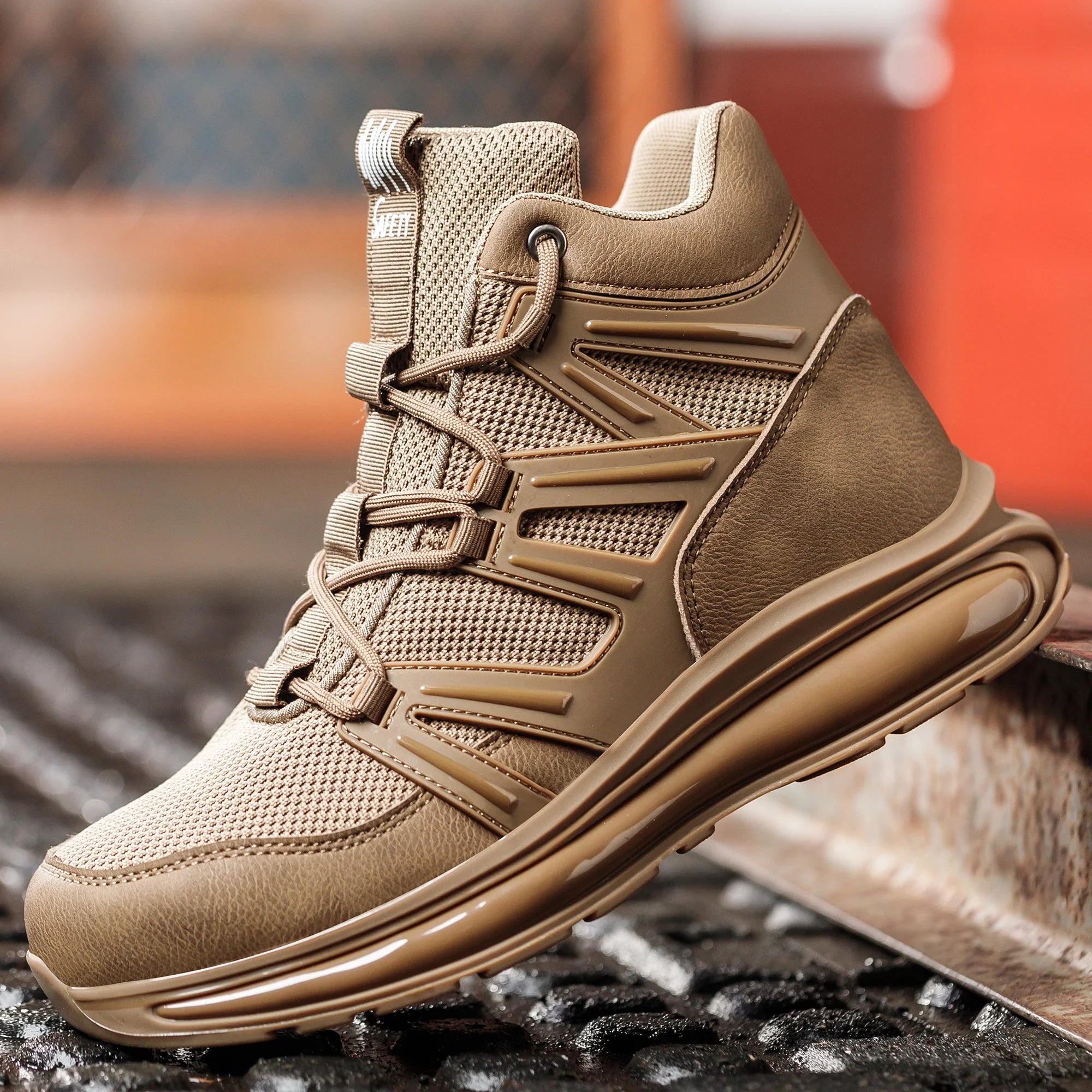Safety Protection Shoes Men's Anti Impact and Anti Puncture Steel Toe  Lightweight Comfortable Breathable the Four Seasons Shoes