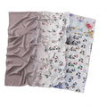 2024 New Summer Ombre Chiffon Georgette Foulard Hijab Half Solid Half Floral Chiffon Scarf Long Wrap Shawl for Women for Spring