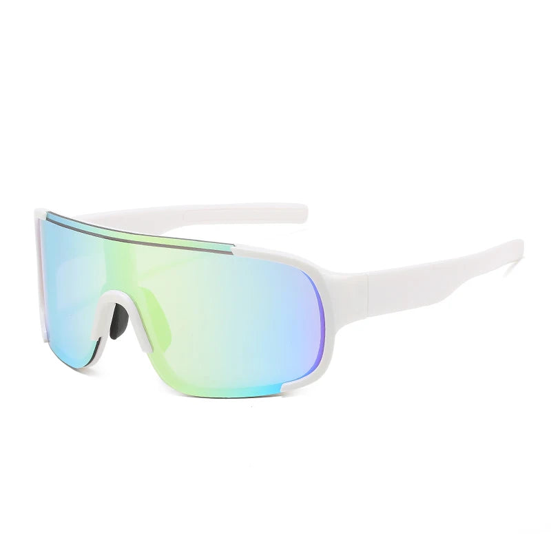 For PC Full Rim Sports Sunglasses for Men Women UV400 Protection Non-Polarized Lightweight Mirrored Lens Cycling Running Biking
