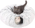 High Cat Tunnel Donut Bed Plush Pet Play Collapsible Tube Modern Stylish Fashion Design Warm House