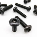 Din 7985 Steel Black Oxide Pan Head / Flat Head Countersunk Torx Screw