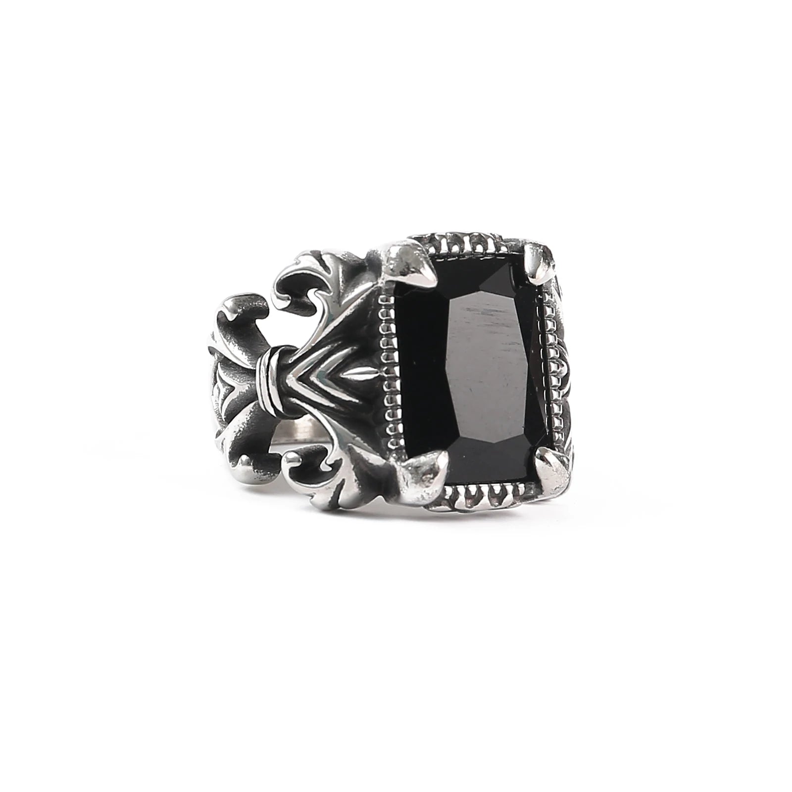 Nordic Design Souvenir Gift Stainless Steel Norse Mens Ring Viking Jewelry
