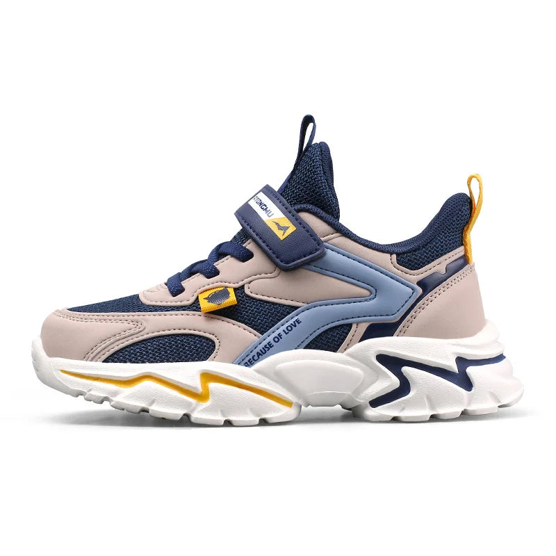 Comfortable Casual Sneakers for Children Winter  Flowers Design Walking Style Shoes for Sports