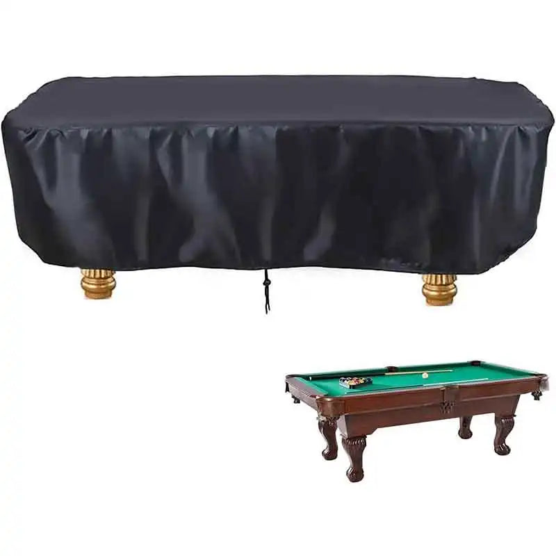 Best Quality Promotional Black Polyester Fabric Indoor/Outdoor Billiard Pool Table Dust Cover