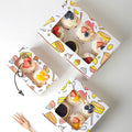 Paper Cup Packaging Box Cup Cake Egg Tart Packaging Box with clear Window