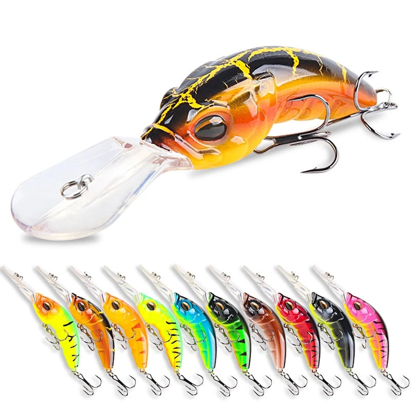 Top Right CB8130 100mm 14.5g Bass Fishing Lure Deep Diving Crankbaits for Bass Crankbait Lure