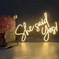 Rebow Dropshipping Wall Mounted Neon Sign Lamp Acrylic Neon Business Signs for Party Decor
