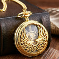 Retro Roman Hollow Couple Pocket Watch Manual Mechanical Pocket Watches