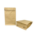 Resealable Stand up Zipper Pouch Plastic Aluminum Foil Lined Kraft Packaging Snack Food Paper Bags with Window