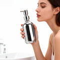ECO Friendly 300ml 500ml 16 oz Luxury Empty Sliver Shampoo Bottle Wash Bottle for Hotel Cosmetic Pacgaging