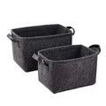 Felt Laundry  Storage Basket Case Customized Felt Storage Basket Organizer