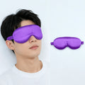 Custom Logo Eyelash Extensions Sleeping Mask 16 19 22mm Mulberry Silk 3D Contour Eye Mask for Sleep