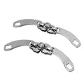Wholesale Nylon Auto Lock Pull Zipper Head Bags and Suitcases Zipper Head One Pair Metal Head Zipper Slider for Bags