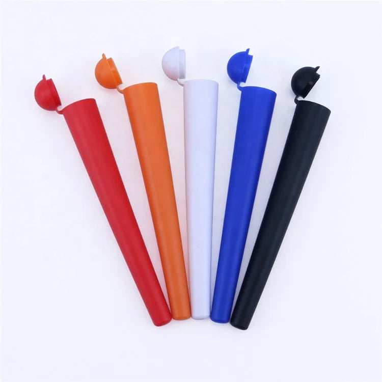 Flip-up Cap Lid Functional Creative Plastic Storage Container Cone Tube Colorful 120mm King Size Waterproof Cone Tube