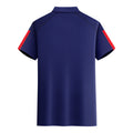 Golf Quick Dry Short Sleeve Polo Shirts Breathable Polyester Spandex Woven Fabric down Collar Print Short Sleeve Polo Shirts