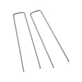 Galvanized Metal U Shape Garden Peg Ground Nail for Greenhouse Film Shade Net Insect Net Tent Fixed Stakes