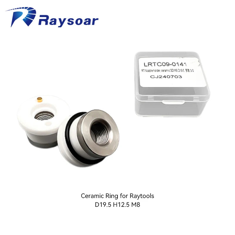 D21.4 D19.5 M11 M8 Fiber Laser Ceramic Ring 120274100B/120515092A/120515093A Fiber Nozzle Holder for Raytools Laser Cutting Head