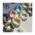 100% Pure Natural Real Silk Hair Ties Women's Silk Scrunchies