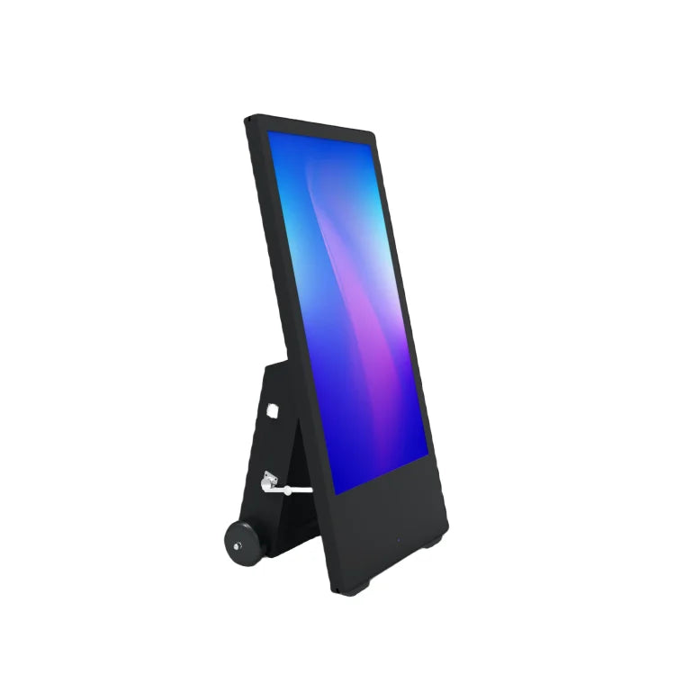 Outdoor Battery Powered Digital Advertising Screen 43 Inch Waterproof Kiosk for Shopping Mall Retail Store High Brightness