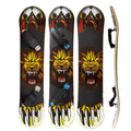 9 Inch Mountain Electric Skateboard Deck 10 Ply Canadian Maple Off Road Longboard Deck with Foot Holder Adult Skateboard MegaBDM
