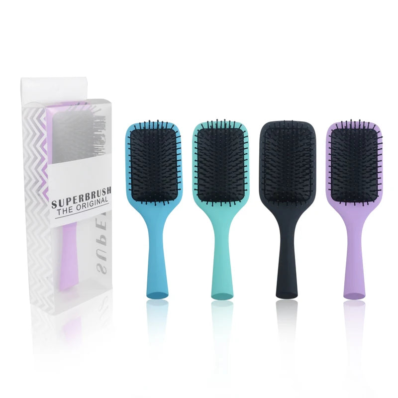 Wholesale Custom Logo Foldable Laser Detangling Shower Plastic Wide Tooth Fashion Home Use Hair Comb
