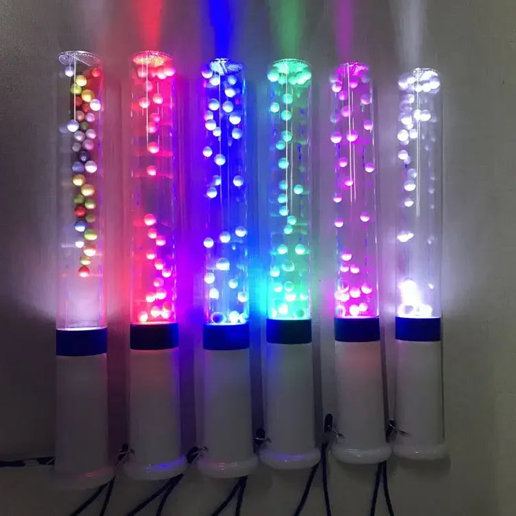 High Brightness 15 Color Changing LED Light Stick Rolling Bead Concert Support Luminous Stick for Graduation Valentine's Day