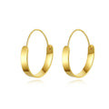 Minimalist Women Hinged Huggie Earrings Fashion 18K Gold Plated Hypoallergenic Gold Hoop Earrings Jewelry Gift