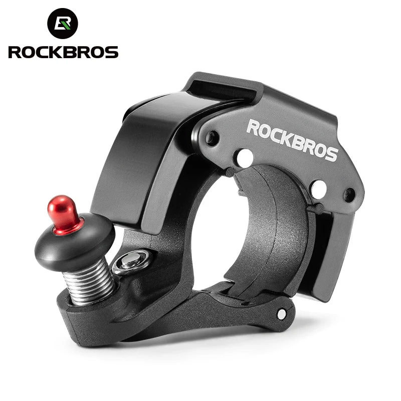 ROCKBROS Aluminum Alloy Mini Bike Bell Bicycle Ring Bell Metal Handlebar Horn Safety Invisible Bicycle Bell