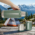 1000ml 1300ml Stainless Steel Water Bottle Double Wall Vacuum Flask Handle Pouring Lid for Camping for Outdoor Adventures