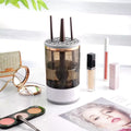 New Arrivals Electric Makeup Brush Cleaner Automatic Cosmetic Brushes Cleaning Machine Black