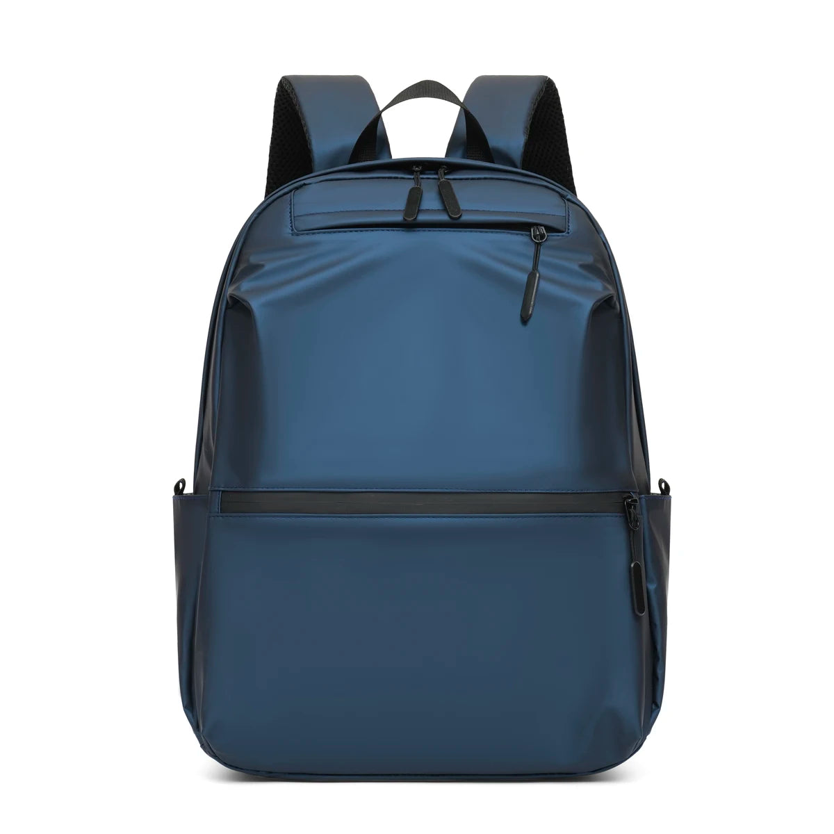 Custom Logo High-Capacity Travel Laptop Backpack PU Leather Waterproof Design Stylish Fashion Style Polyester Lining
