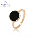 16253 XUPING JEWELRY Rose Gold Color Elegant Stainless Steel Neutral Fashion Jewelry Engagement Fine Korean Ring Wholesale