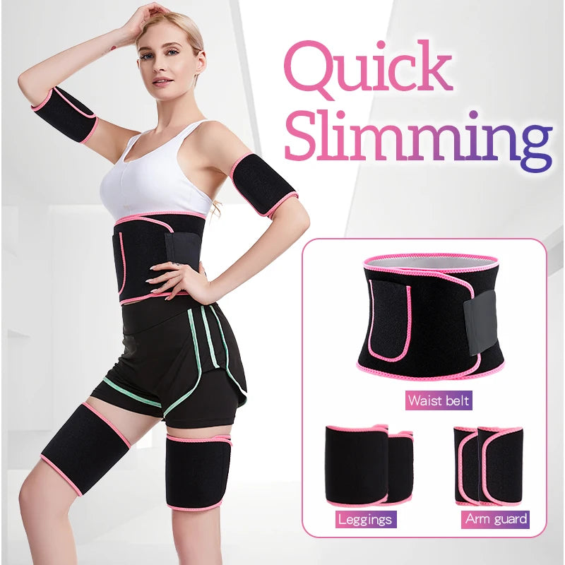 Customized Sweat Band Set Slimming Arm Thigh Belt Trainer MegaBDM