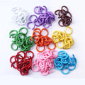 In Stock Colorful Enamel Paint Metal Jump Ring for Different Keychain Hook