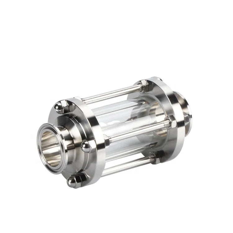 1/2"-8" Hygienic Stainless Steel Sanitary Tube Fitting Welded Thread Ferrule Tri Clamp Straight Sight Glass