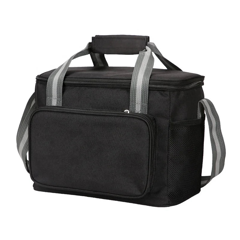 Factory Direct 15L Capacity Thermal Insulated Leakproof Reusable Lunch Meal Cooler Bag Polyester Low MOQ for Work School Picnic