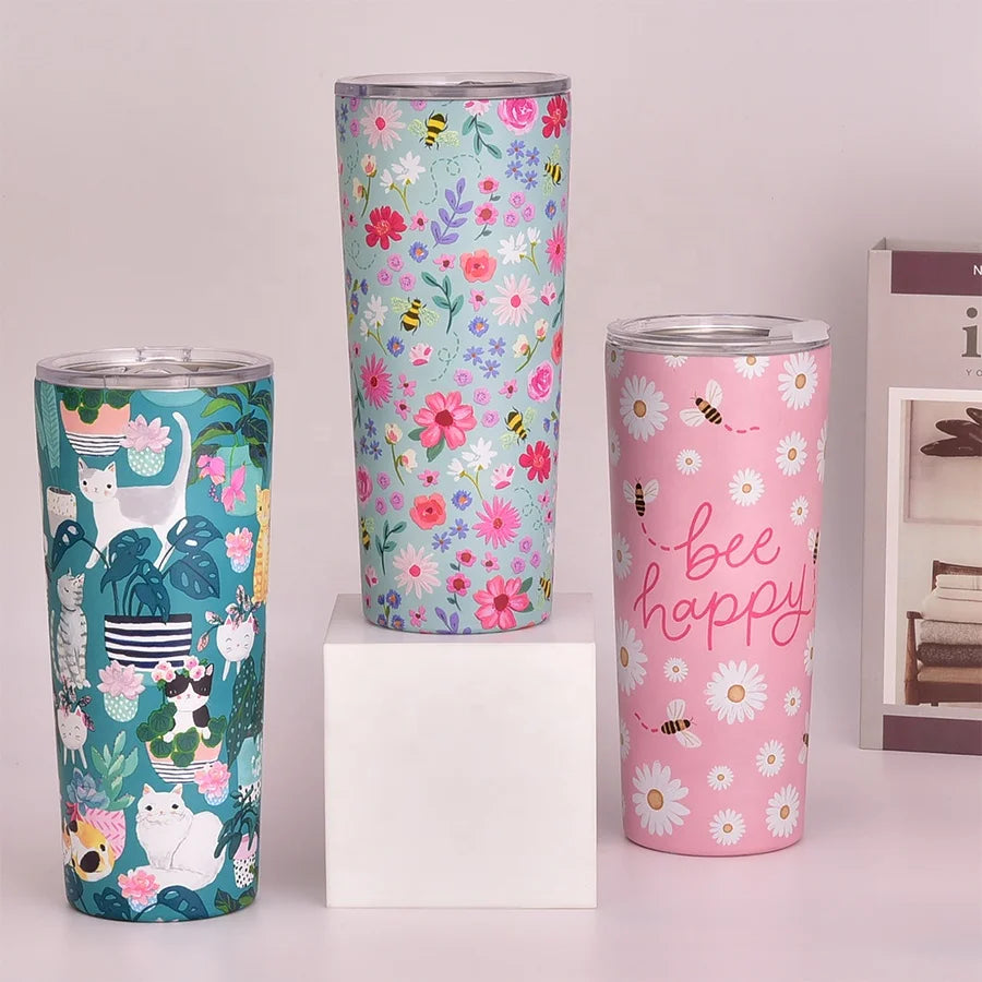 New Style 25oz Double Wall Travel Coffee Mugs 304 Stainless Steel Insulated Travel Tumbler for Car