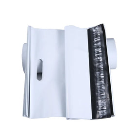 White Shipping Bags Mailing with Handle Self Seal Plastic Envelope Waterproof Poly Mailers Courier Express Bags