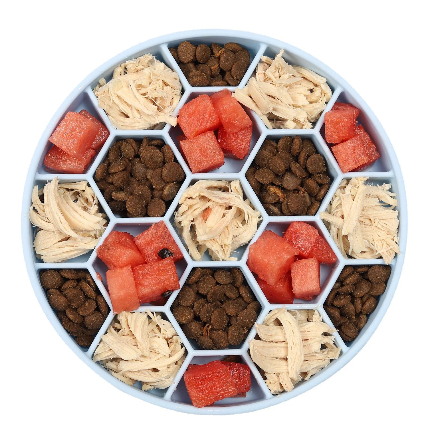 Hot Selling OEM&ODM 2 Sizes Sustainable Easy Clean Anti Gulping and Non-Toxic Food Safety Grade Silicone Dog Bowl Slow Feeder