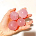 Wholesale Natural High Quality Rose Quartz Sphere Crystal Crafts for Decoration