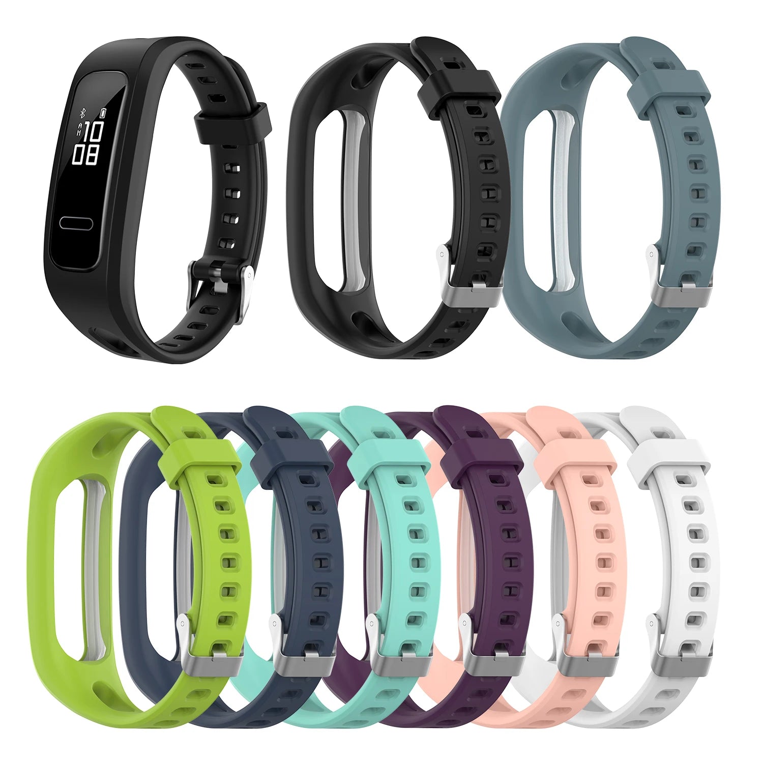 Silicone Wrist Band for Huawei Band 3e 4e Smart Bracelet Comfortable Watch Strap Wristband for Honor Band 4 Running Edition
