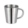 300ml Home Office Double Wall Cups With Handle Stainless Steel Tea Juice Coffee Beer Beverage Stainless Steel Children Cup