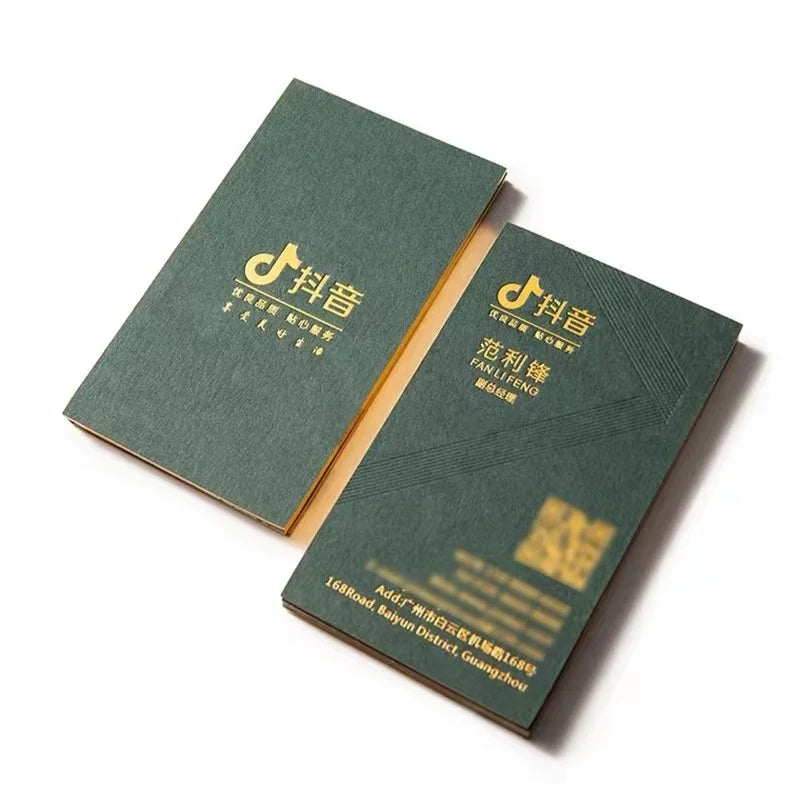 High Quality Custom Holographic Design Business Card Offset Paper and Cardboard Thank You Greeting Business Card