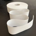 White Color Eco-friendly Blank Clothing Nylon Taffeta Care Tape Paper Label Ribbon Roll for Thermal Transfer Printing
