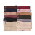 2025 Hot Selling Cross-border Elastic Shawl Scarves Malaysia's New Hijab High-quality Silk Satin Chiffon Scarves